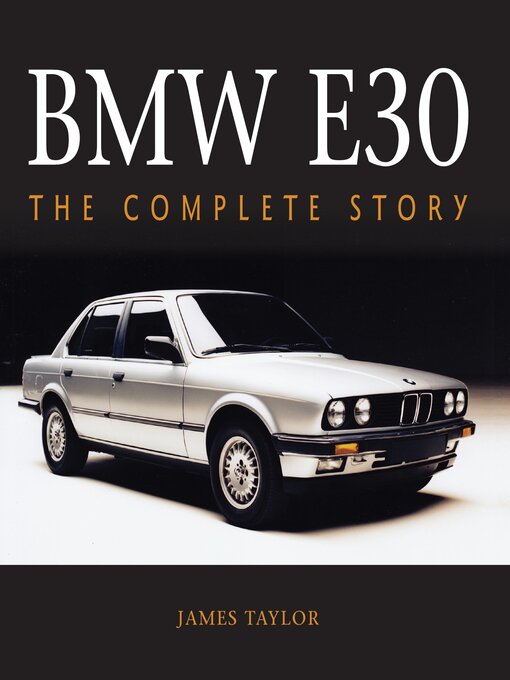 Title details for BMW E30 by James Taylor - Available